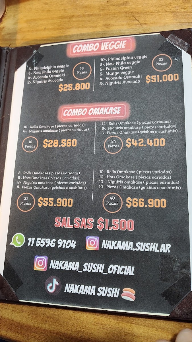 Menu Nakama Sushi-3